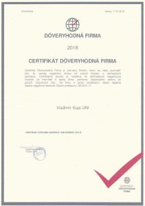 Certifikát - UNI - 02
